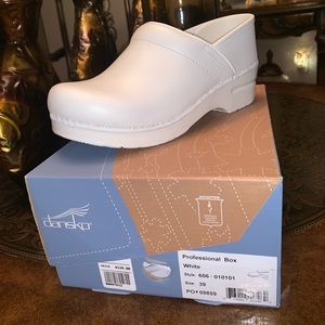 White Dansko Clogs